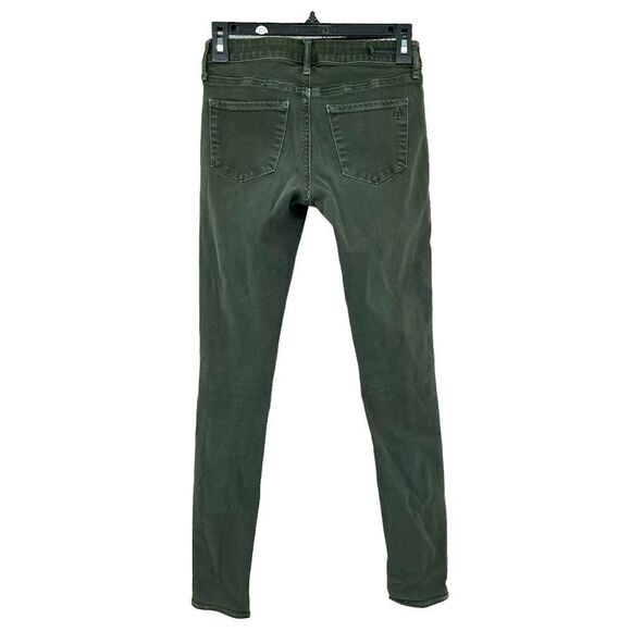 Articles of Society Sarah Linden Women’s Dark Green Skinny Denim Jeans Size 24 - Picture 10 of 16